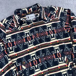 Outback Trading Co‎ Avery Big Shirt XL Fleece Southwestern Geometric Button Down